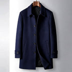 Esteban - Men’s Notched Collar Wool Coat 5