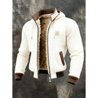 Ethan - Men's Quilted Sherpa-Lined Zip-Up Jacket 1