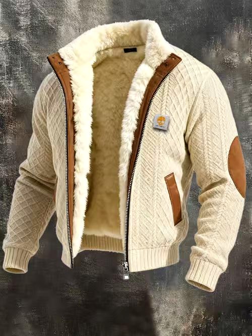 Ethan - Men's Quilted Sherpa-Lined Zip-Up Jacket 7