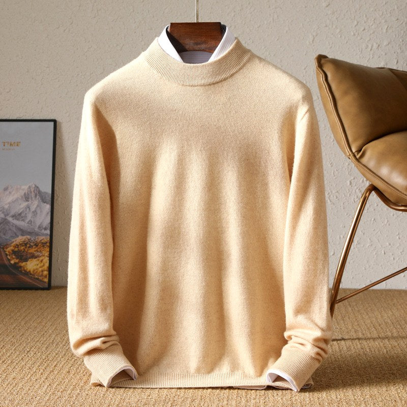 Eugene - Men’s Wool Stand Collar Sweater 4