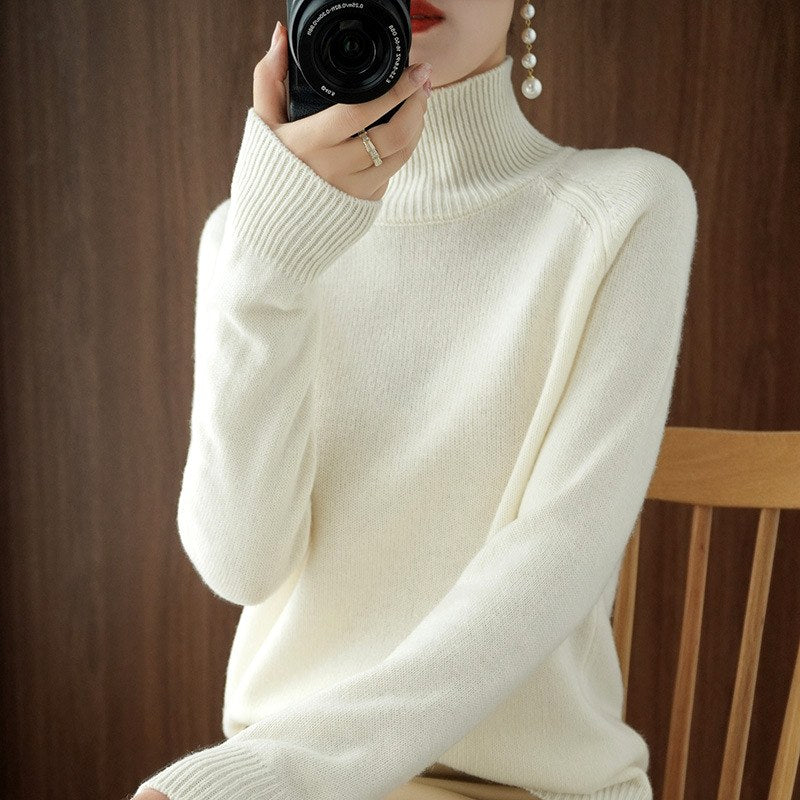 Eunice - Women's Soft Knit Turtleneck Sweater 2