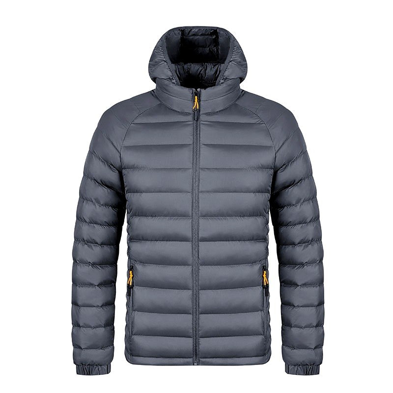 Evan - Men's Hooded Lightweight Quilted Puffer Jacket 4