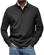 Evander - Men's Long-Sleeve Polo Shirt