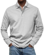 Evander - Men's Long-Sleeve Polo Shirt