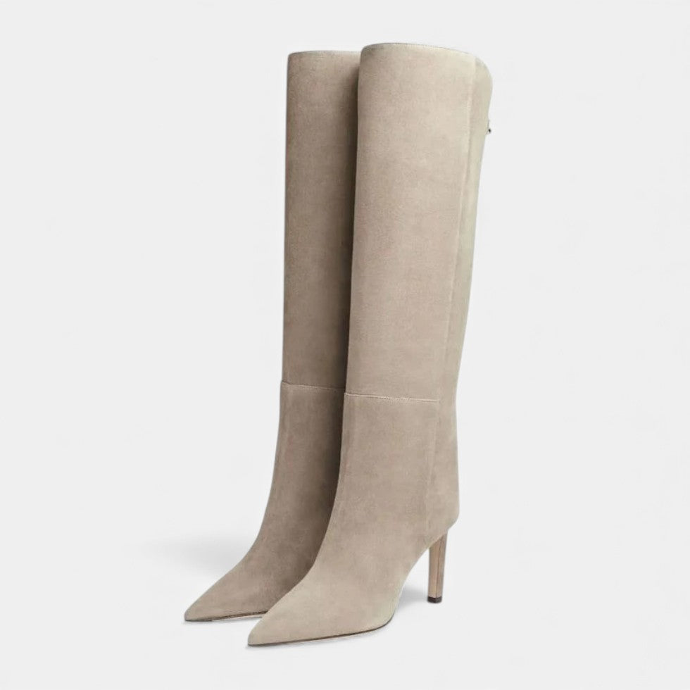 Evangeline - Women's Pointed-Toe Knee-High Boot