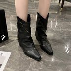 Evangeline - Women's Studded Western Cowboy Boot