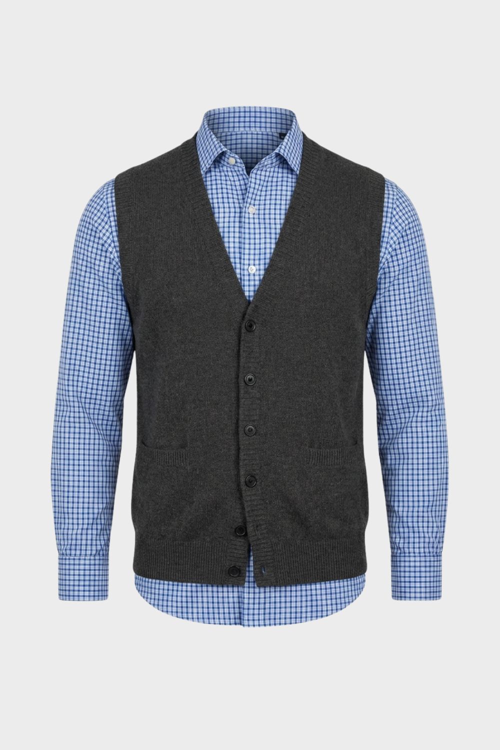 Everett - Men's Knit Cardigan Vest