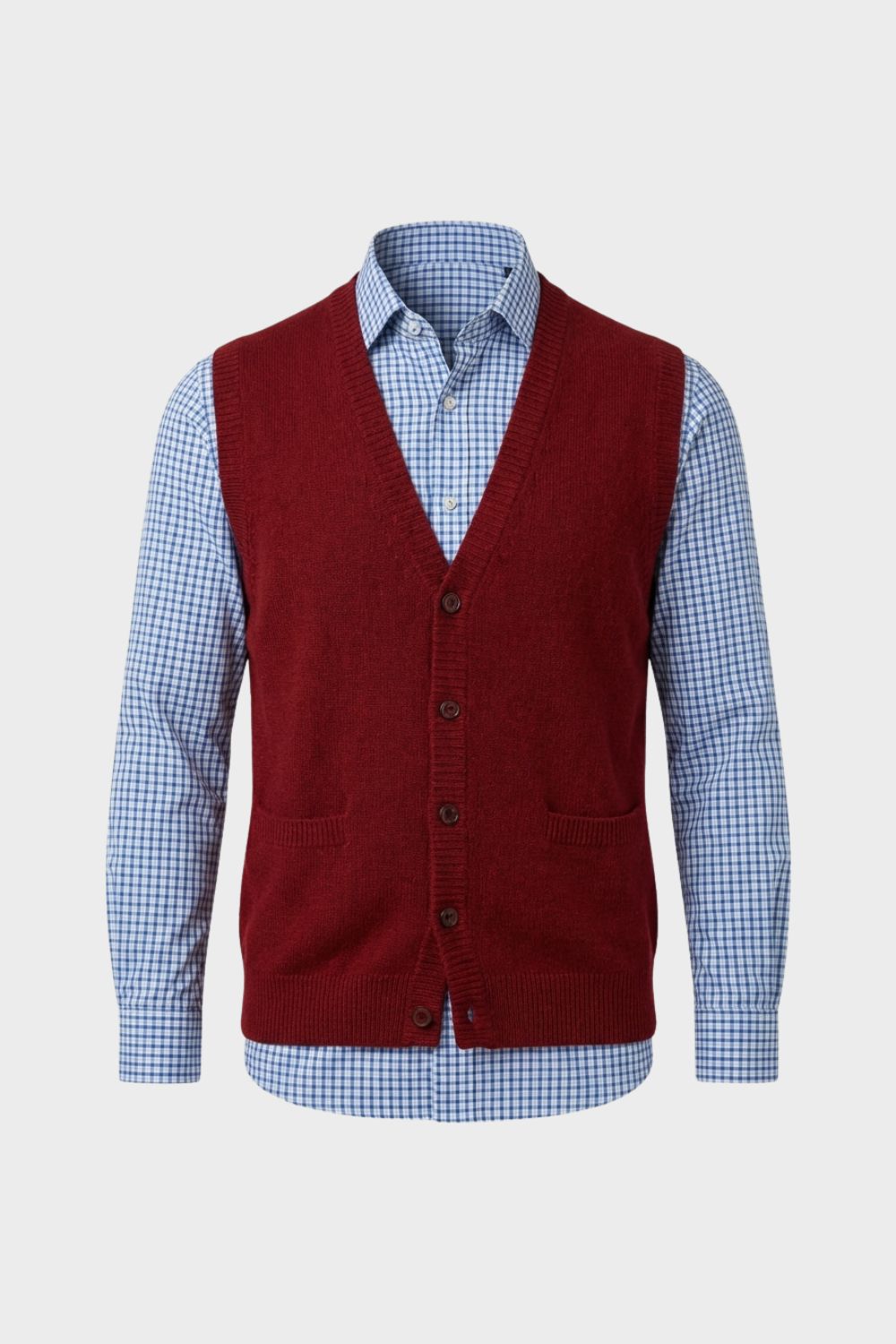 Everett - Men's Knit Cardigan Vest