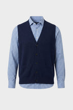 Everett - Men's Knit Cardigan Vest