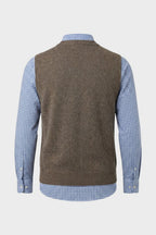 Everett - Men's Knit Cardigan Vest