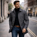 Ewan - Men's Notched Lapel Quilted Lightweight Jacket 6