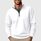 Fabio - Men's Quarter-Zip Stand-up Collar Sweatshirt 1