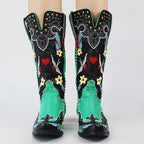Faye - Women's Embroidered Western Boot
