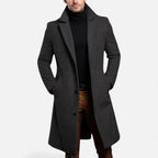 Finn - Men's Tailored Wool-Blend Overcoat