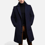 Finn - Men's Tailored Wool-Blend Overcoat