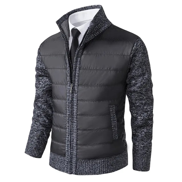 Finnegan - Men's Quilted Hybrid Cardigan Jacket