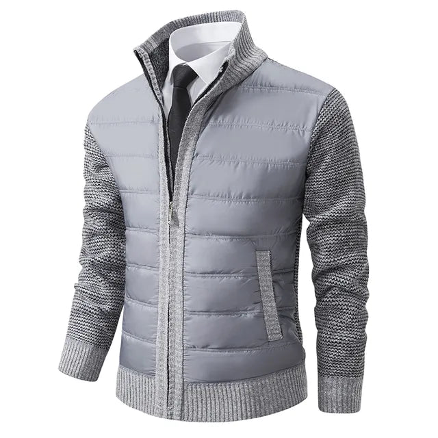 Finnegan - Men's Quilted Hybrid Cardigan Jacket