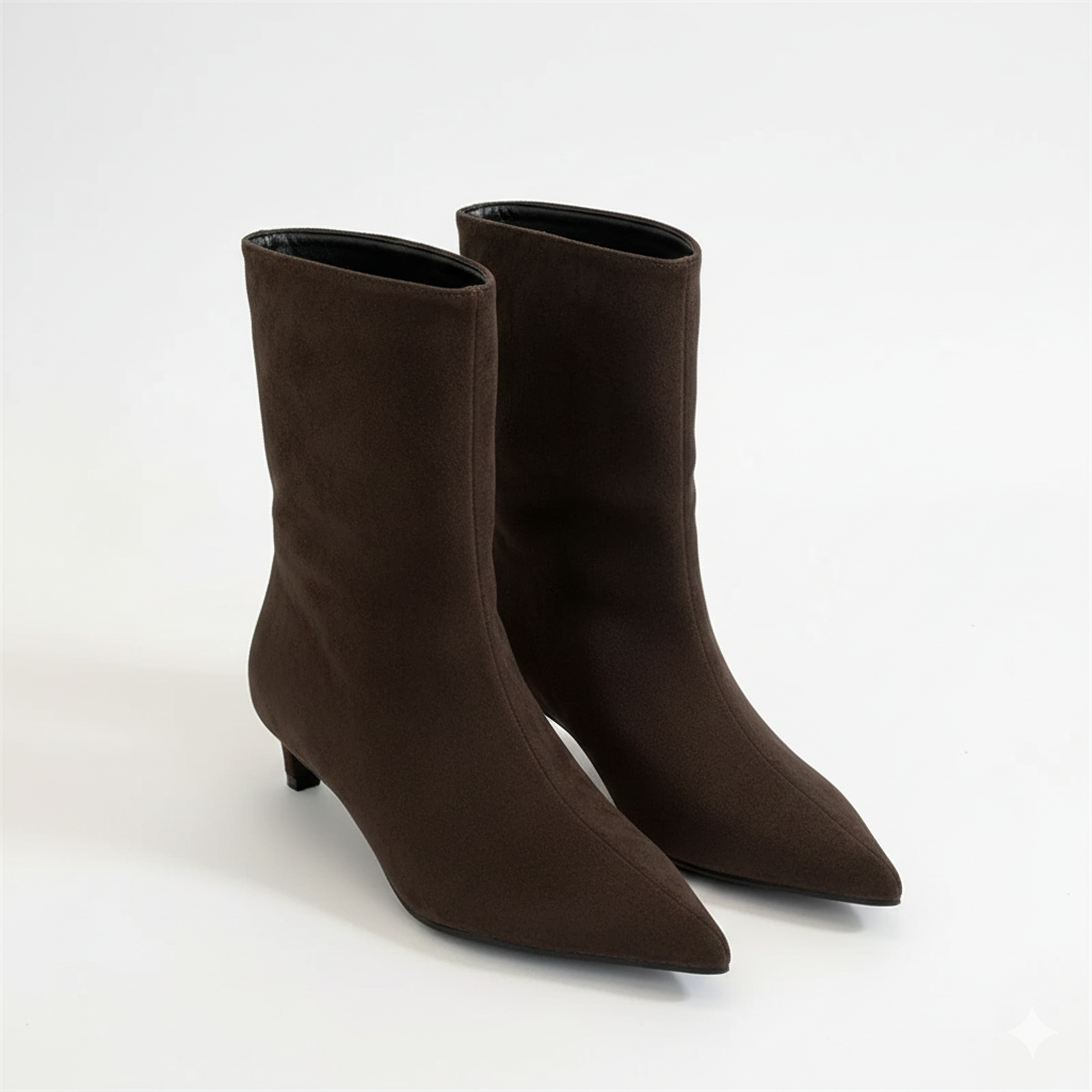Fiona - Women's Classic Pointed-Toe Heel Booties