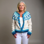 Fiona - Women's Vintage Fair Isle Cardigan