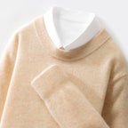 Fletcher - Men’s Ribbed Trim Wool Sweater 13