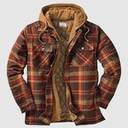 Garrison - Men's Hooded Flannel Shirt Jacket