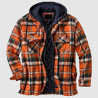 Garrison - Men's Hooded Flannel Shirt Jacket