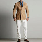 Franco - Men's Double-Breasted Patch-Pocket Blazer 3