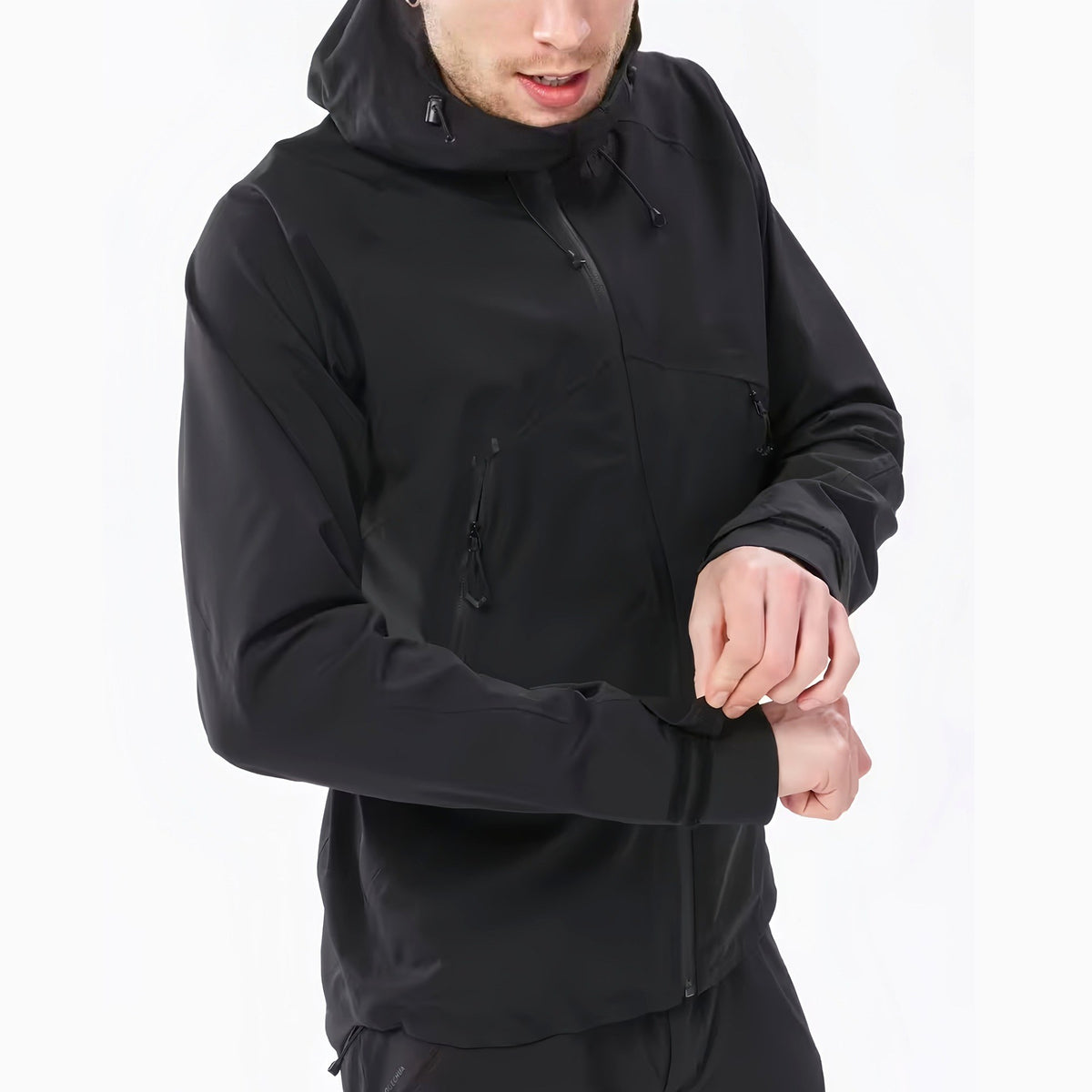 Gabriel - Men's Technical Zip Rain Jacket with Chest Pockets 2