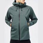 Gabriel - Men's Technical Zip Rain Jacket with Chest Pockets 3