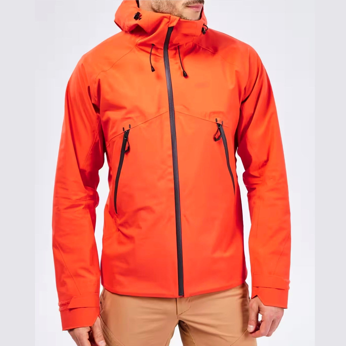 Gabriel - Men's Technical Zip Rain Jacket with Chest Pockets 4