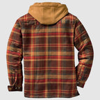 Garrison - Men's Hooded Flannel Shirt Jacket