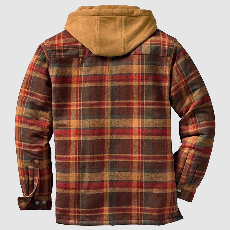 Garrison - Men's Hooded Flannel Shirt Jacket