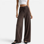 Georgia - Women's Cashmere Wide-Leg Knit Pants