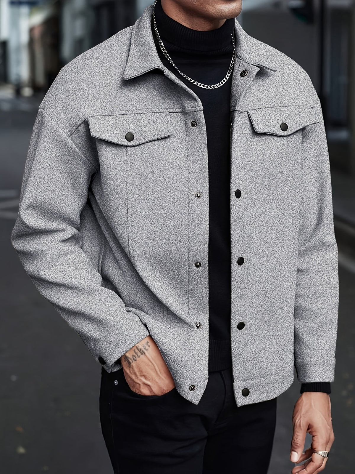 Gerry- Men's Snap-Button Lapel Jacket