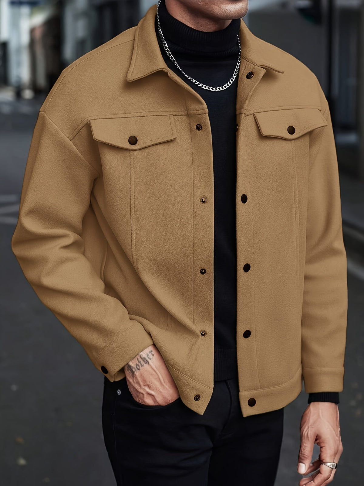Gerry- Men's Snap-Button Lapel Jacket