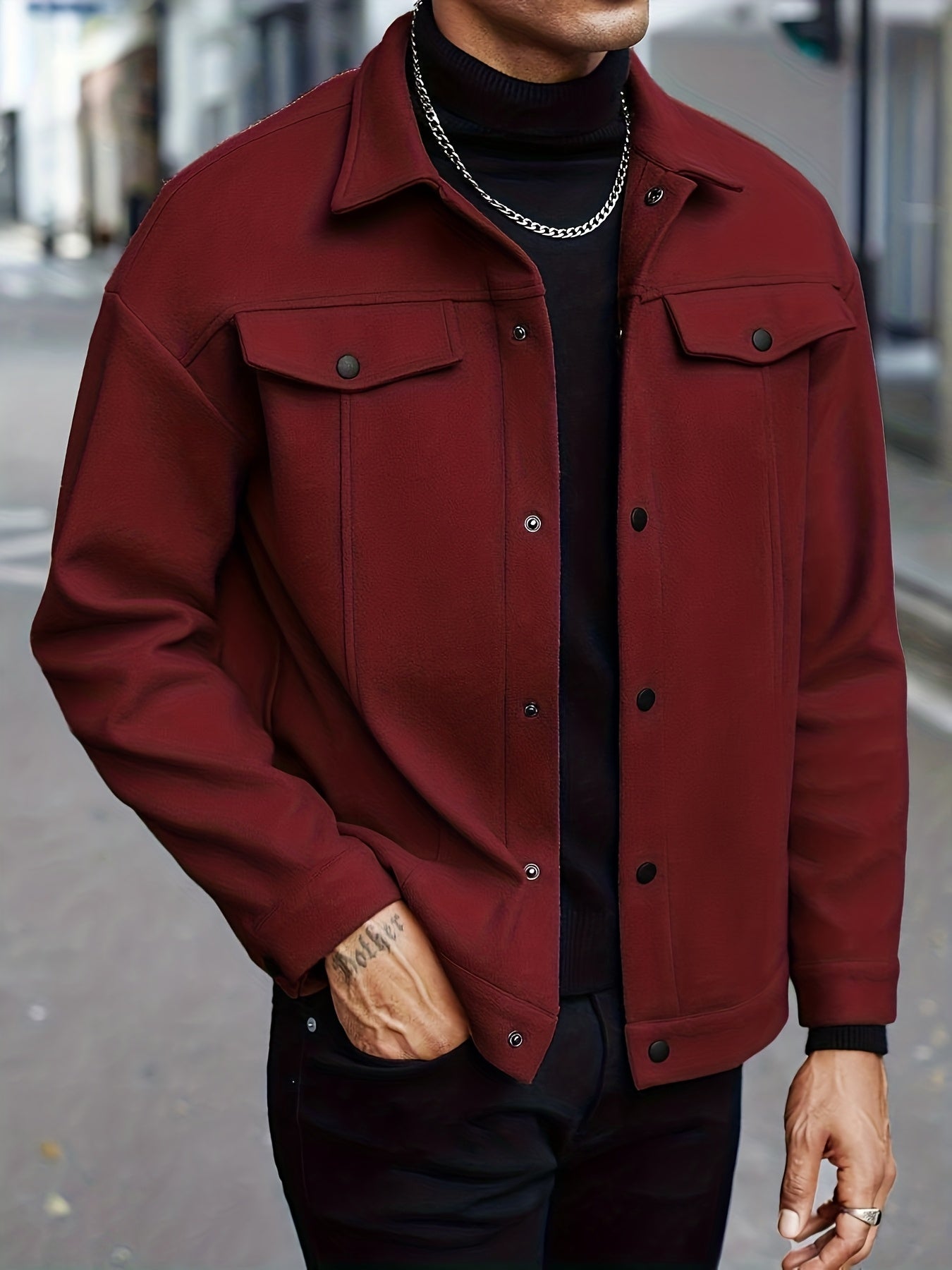 Gerry- Men's Snap-Button Lapel Jacket