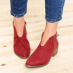 Greer - Women's Side-Zip Ankle Bootie