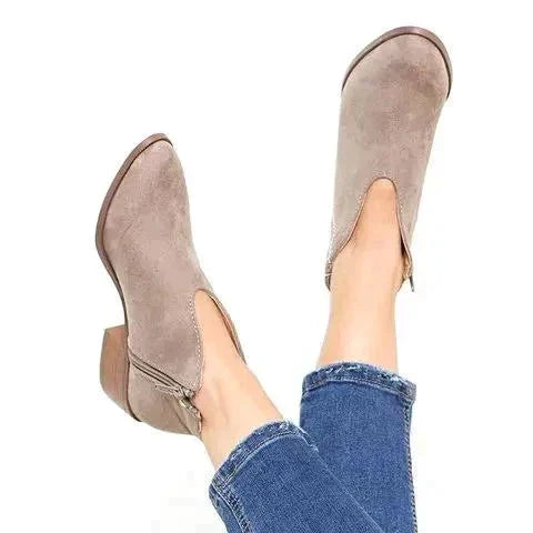 Greer - Women's Side-Zip Ankle Bootie