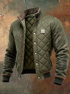 Griffin - Men's Diamond-Quilted Puffer Jacket 