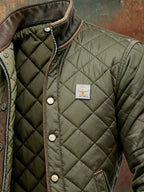 Griffin - Men's Diamond-Quilted Puffer Jacket 