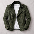 Hudson - Men's Suede Double-Breasted Jacket