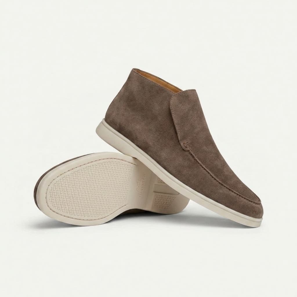 Idris - Men's Suede Slip-On Chukka Boot