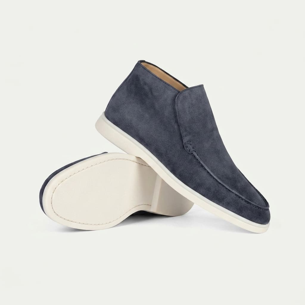 Idris - Men's Suede Slip-On Chukka Boot