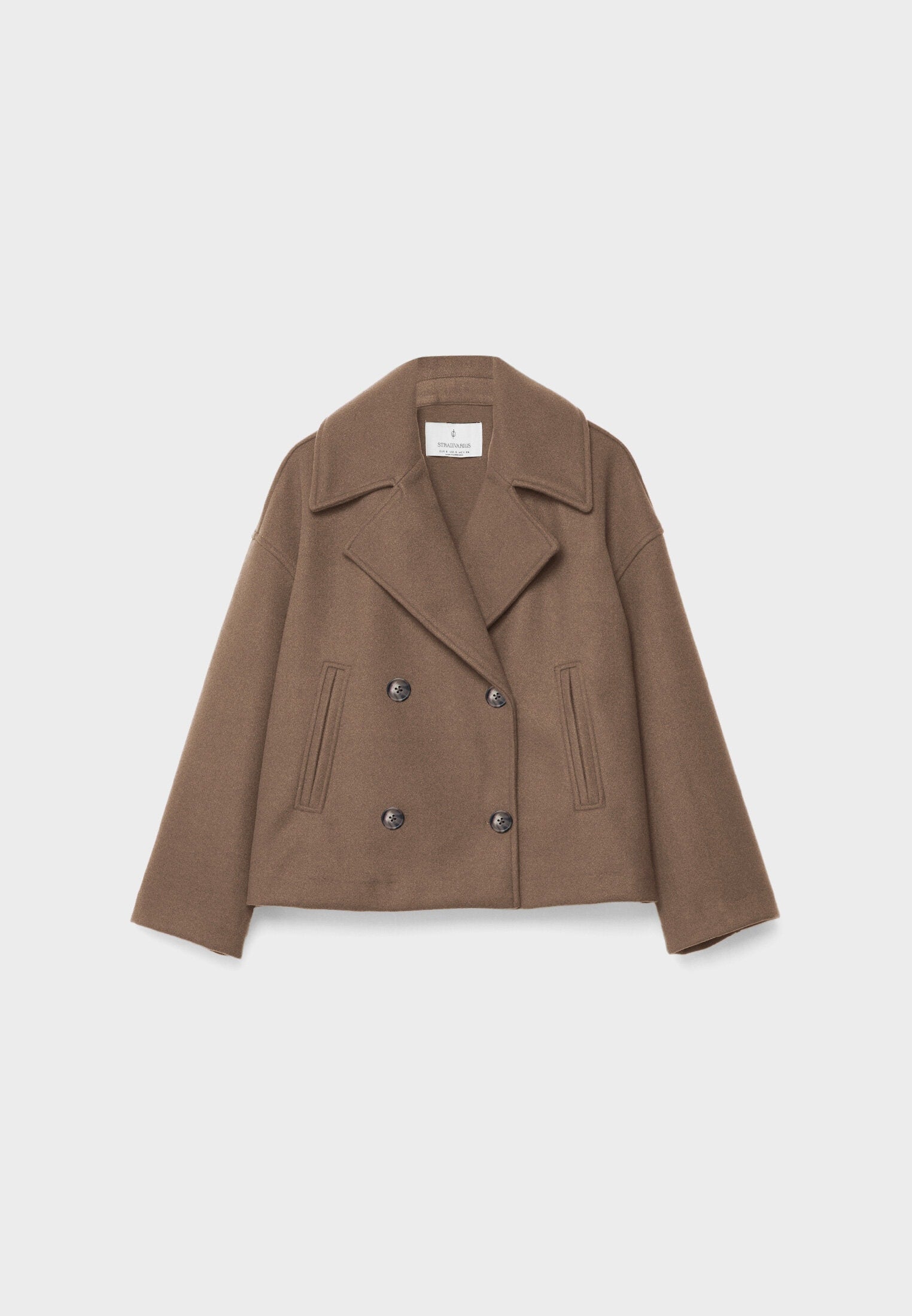 Indira - Women's Double-Breasted Wool Blazer