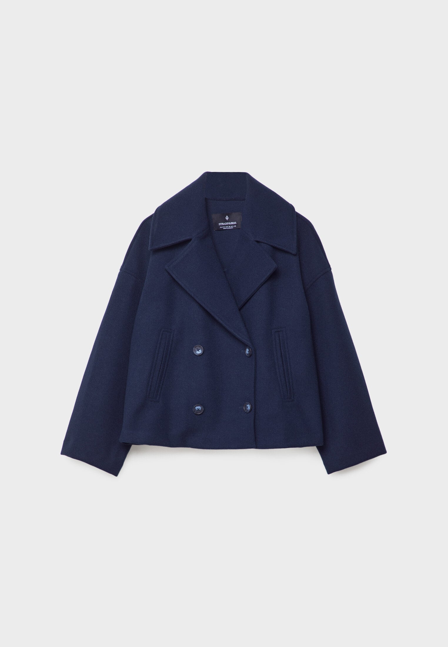 Indira - Women's Double-Breasted Wool Blazer
