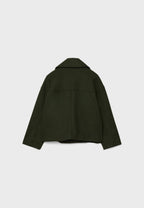 Indira - Women's Double-Breasted Wool Blazer
