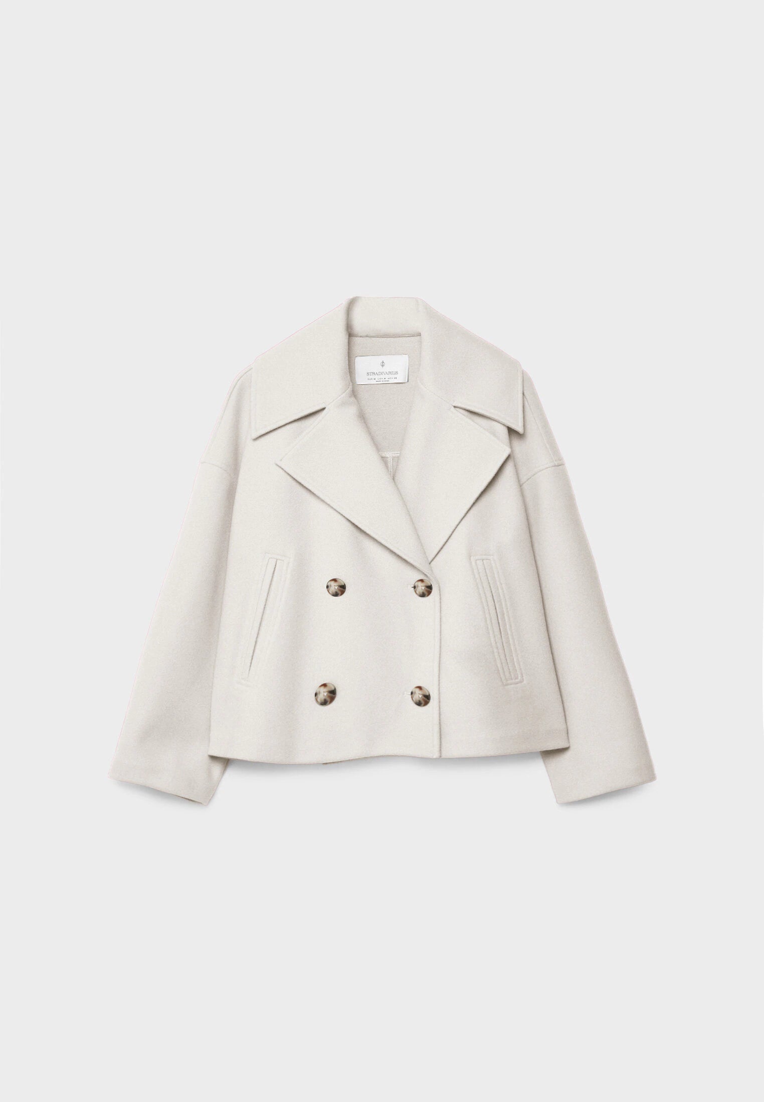 Indira - Women's Double-Breasted Wool Blazer
