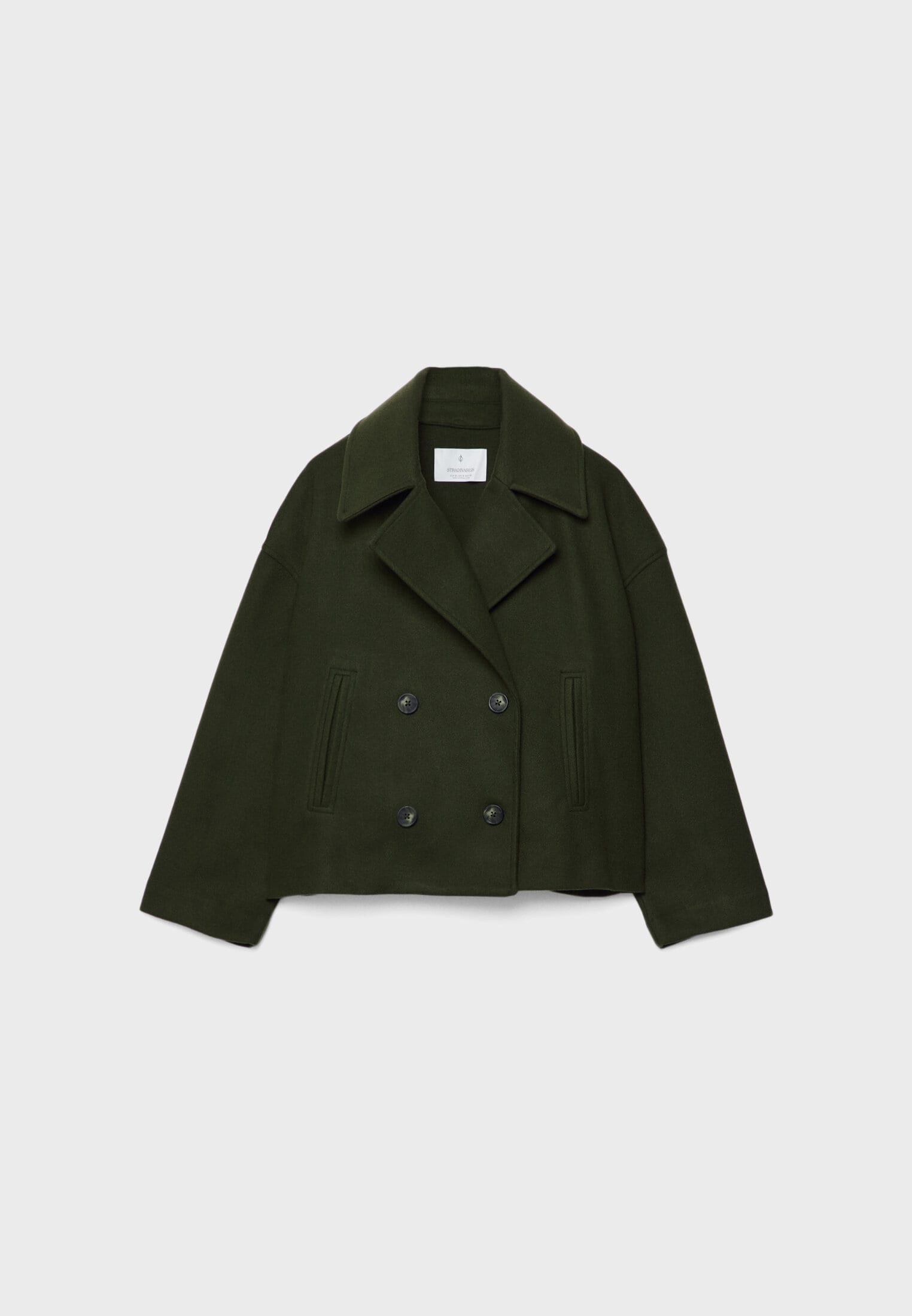 Indira - Women's Double-Breasted Wool Blazer