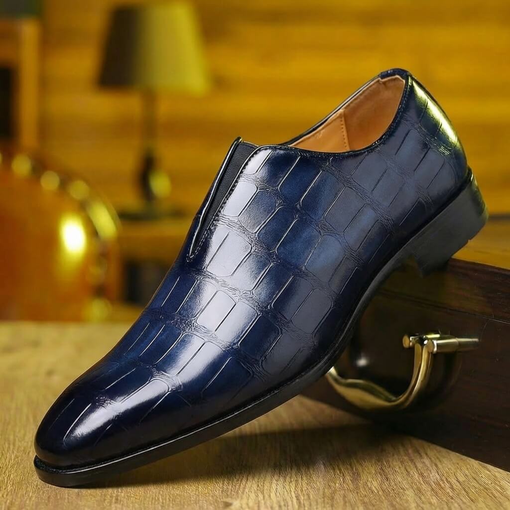 Jasper - Men's Croc-Embossed Slip-On Loafer