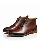 Jim - Men's Lace-Up Leather Chukka Boots